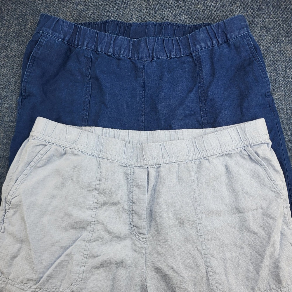 J. Jill Petite Medium Linen Pants Bundle Blue Love Linen Pure Jill Wide Straight
